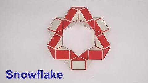 Make a Snowflake with Snake Cube