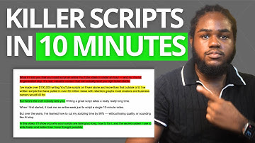How to script YouTube videos 10x faster (with AI)