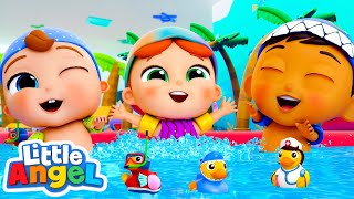 How to have Summer Fun at the Pool | Healthy Habits Little Angel Nursery Rhymes by Healthy Habits Little Angel Nursery Rhymes 17,693 views 11 months ago 3 minutes, 10 seconds