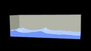 3D dam break simulation using Openfoam