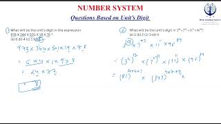 Unit Digit Questions Solved | Number System Practice | Reasoning & Competitive Exam Aptitude Guide