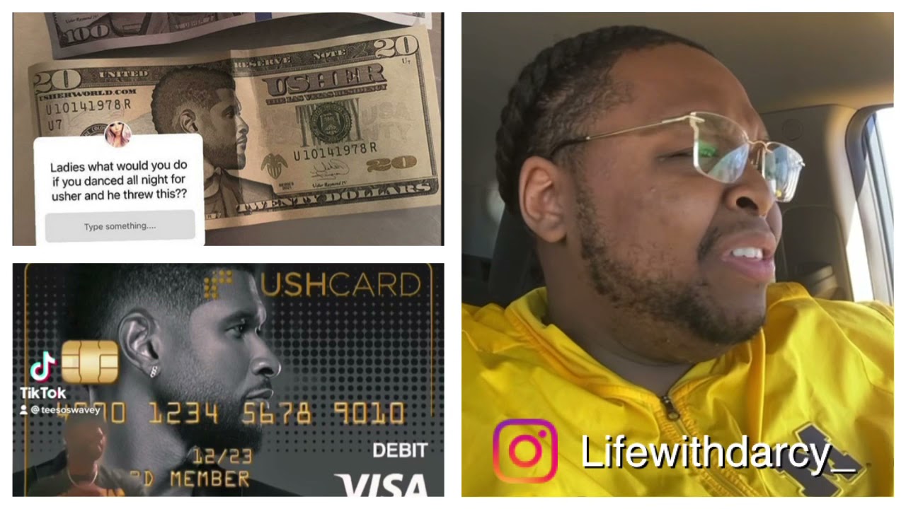 Usher just fake money to pay for strippers?!? | Darcy Reacts