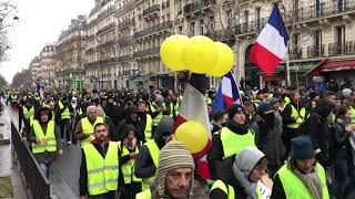 Manifestation Gilets Jaunes, Acte X, 19 Janvier 2019, Walking