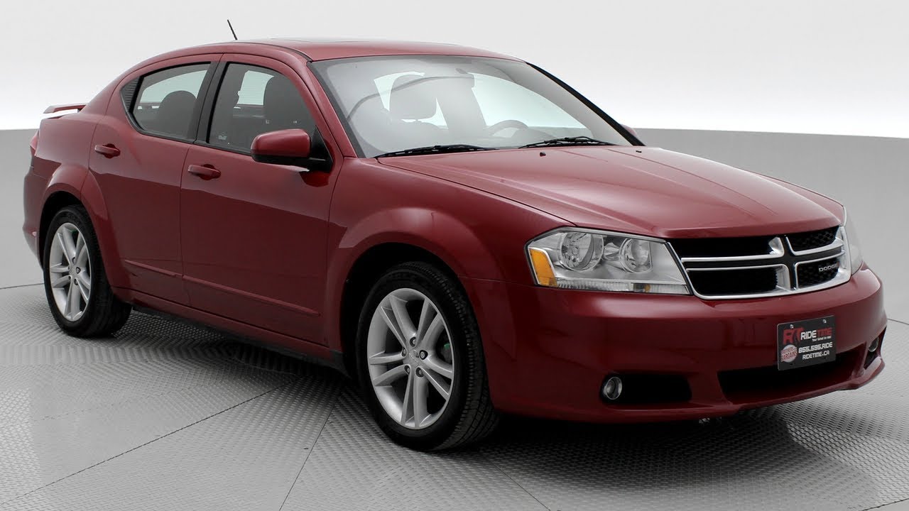 2013 Dodge Avenger SXT | Uconnect, Sunroof | ridetime.ca walkaround boats for sale