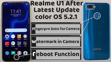 Realme U1 After Latest Update color OS 5.2.1| Amazing Feature