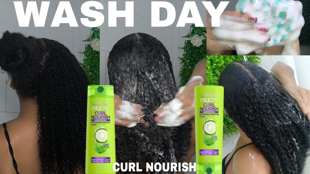 Probando Garnier Fructis Curl Nourish en mi pelo afro 😱 ¿Valen la pena? | Washday 💦|Rachell Santos 