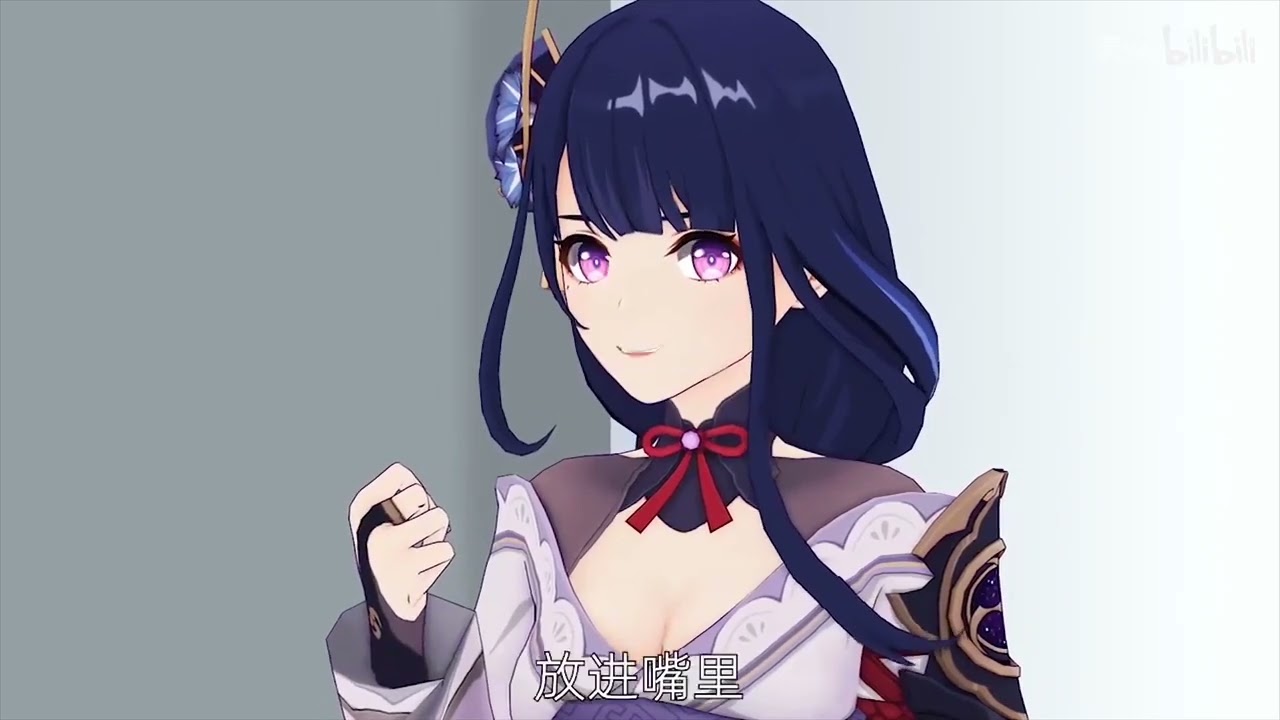 Raiden Shogun Hot Food Onee san Version - GENSHIN IMPACT MEME