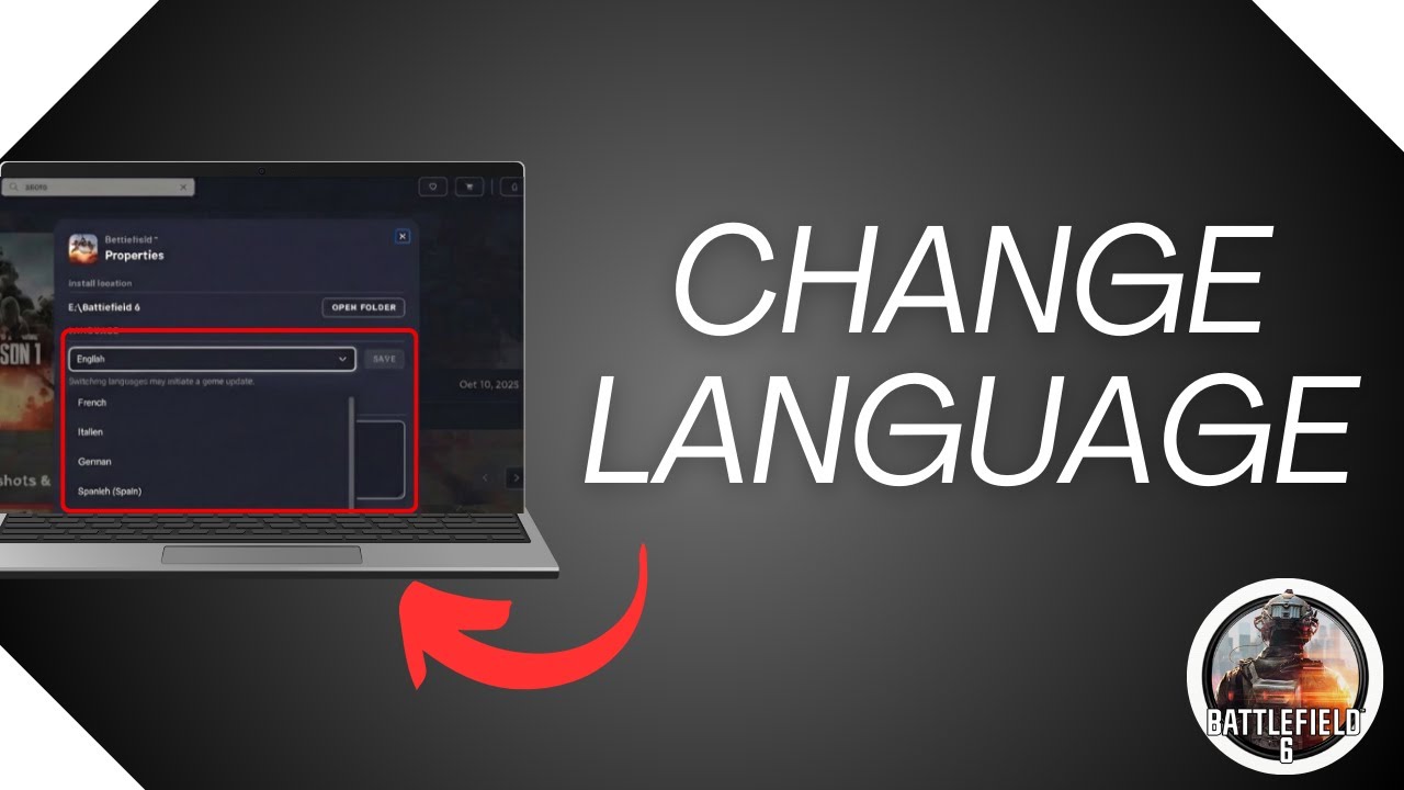 How to Change Language in Battlefield 6 PC (Quick Guide)
