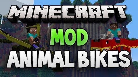 Minecraft Mod Spotlight - ANIMAL BIKES MOD