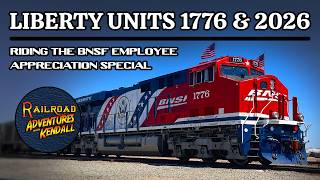 Liberty Units 1776 & 2026 | Riding the BNSF Employee Appreciation Special