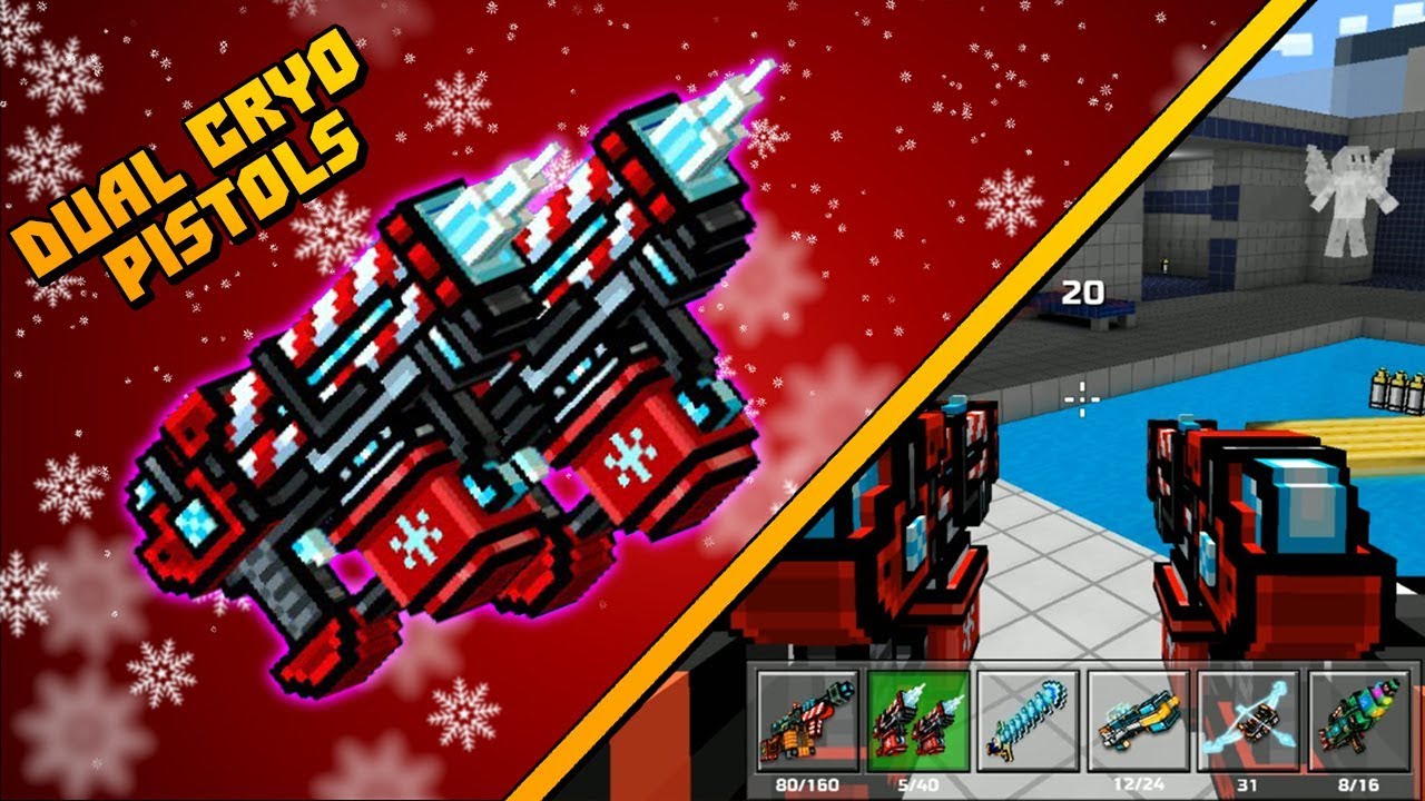 Pixel Gun 3D - Двойные Крио Пистолеты [Обзор]