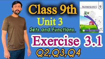 Class 9th Math New Book Exercise 3.1 Question 2, 3 & 4 // Tabular Forms // Proper Subsets // Class 9