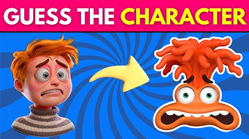 Can You Guess the INSIDE OUT 2 Characters as Real Humans? + Guess the  Characters by Emoji 🎭🧠