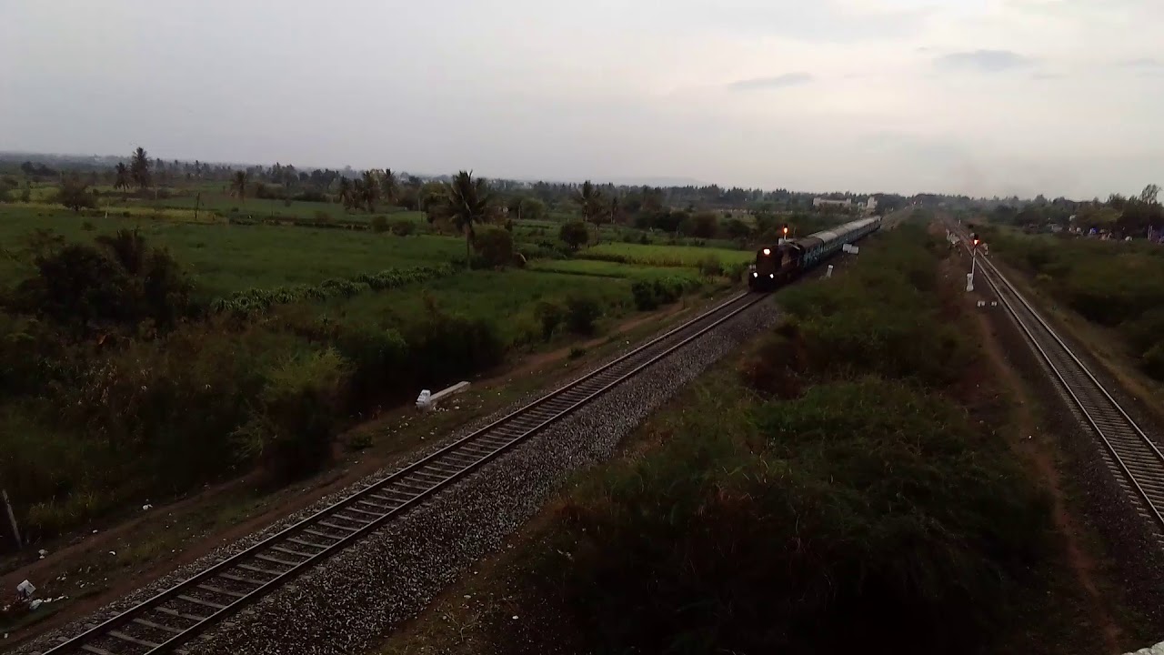 Miraj Castle Rock Passenger Departing From Miraj