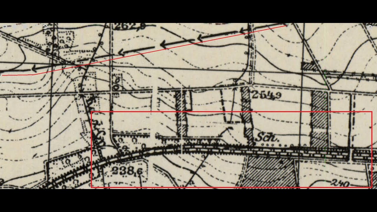Unbekannte Reichsbahn Baustelle bei Weimar.