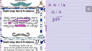 4/30 math word problem #25 screencast
