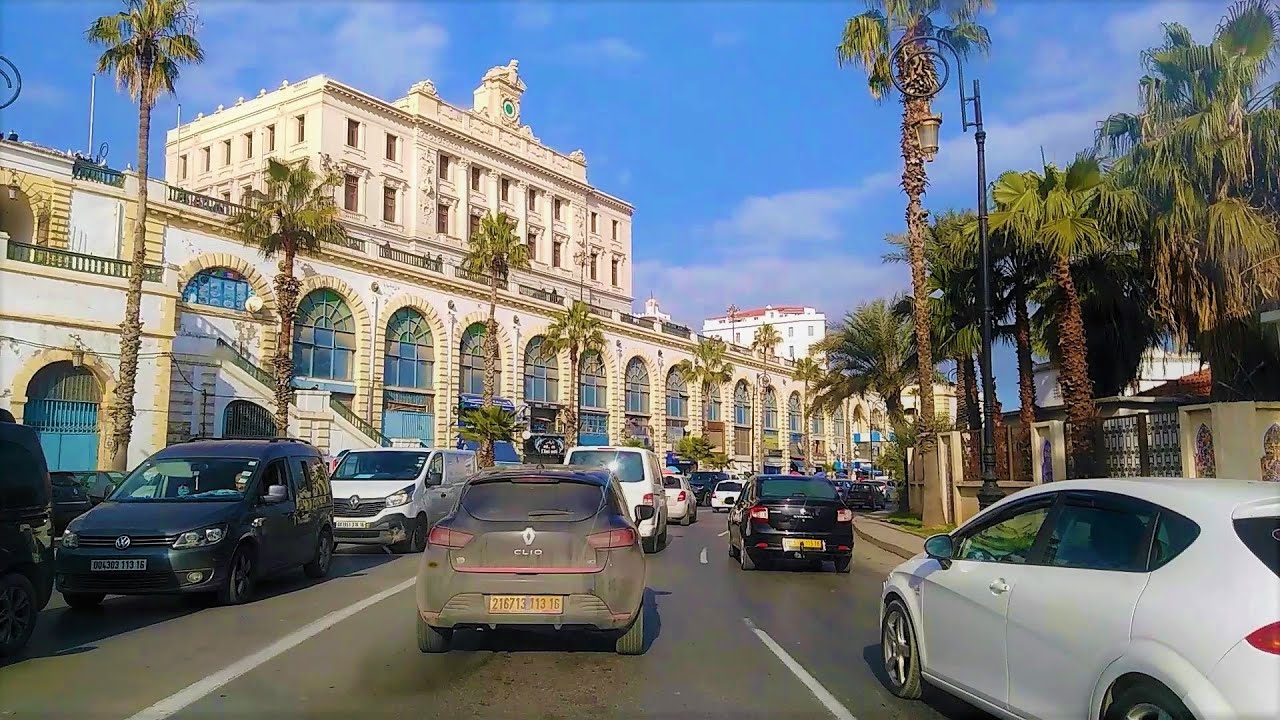 😍شوفوا كيف اصبح طريق الميناء بالعاصمة الجزائرية 😍