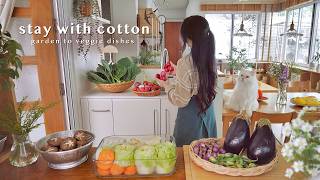 Homegrown Vegetarian Meals 🍲🌿 | Relaxing Haircare | Jab Chai | Kale Stir-Fry | Eggplant Dip | VLOG screenshot 4