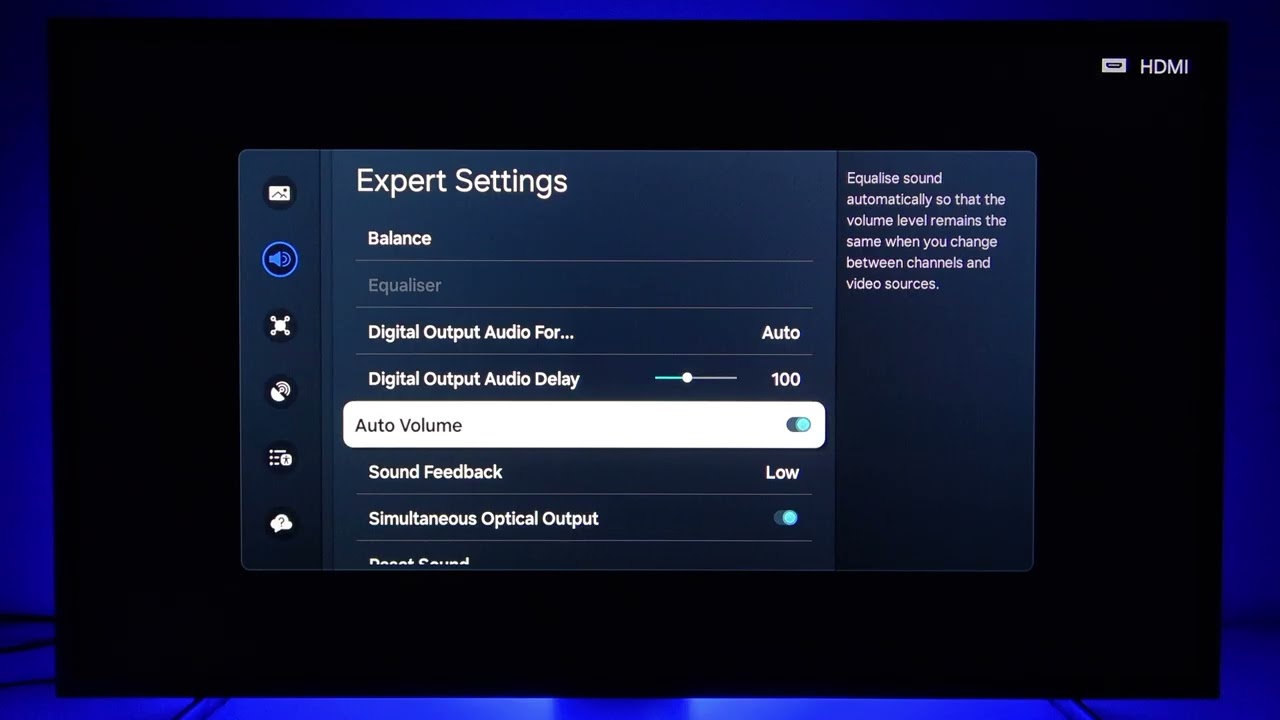 Как включить адаптивный звук на SAMSUNG The Frame