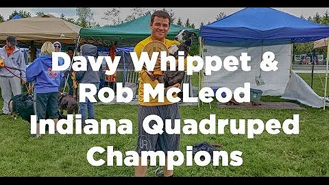 Rob McLeod and Davy Whippet - 2014 Indiana Quadruped Men's Open Champions