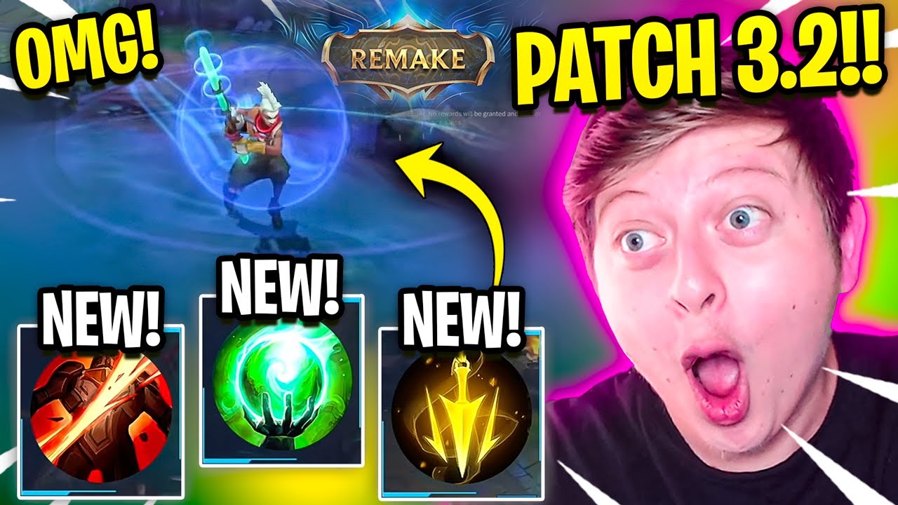 WILD RIFT PATCH 3.2 PREVIEW | INSANE NEW RUNES + 3 NEW CHAMPIONS (EKKO, NAUTILUS, PYKE) - REACTION