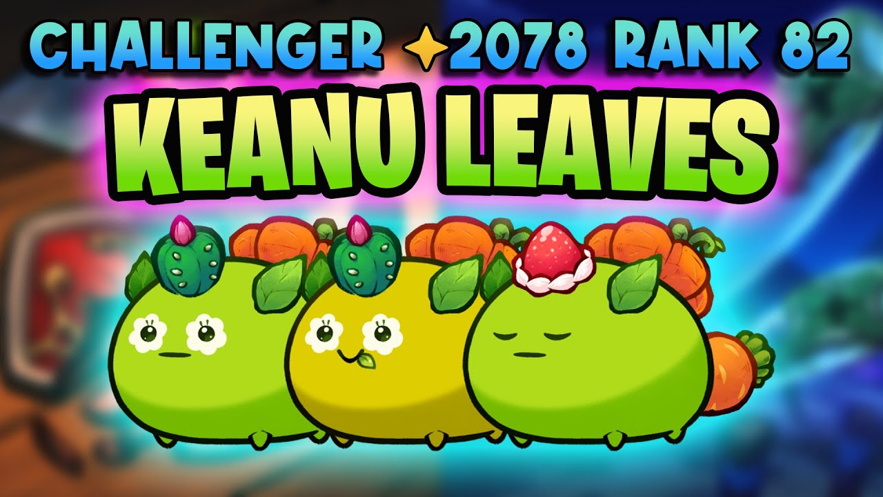 RANK 82 TRIPLE LEAFY PLANT GAMEPLAY | ORIGIN LEADERBOARDS | AXIE INFINITY