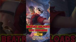 Don’t Mess with Beatrix 💥 She Turns Enemies into Highlights! #mobilelegends