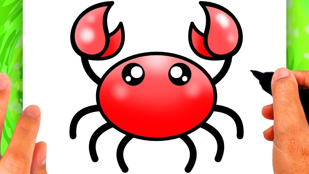 Como Desenhar Um Caranguejo Para Criancas Como Desenhar Um Caranguejo