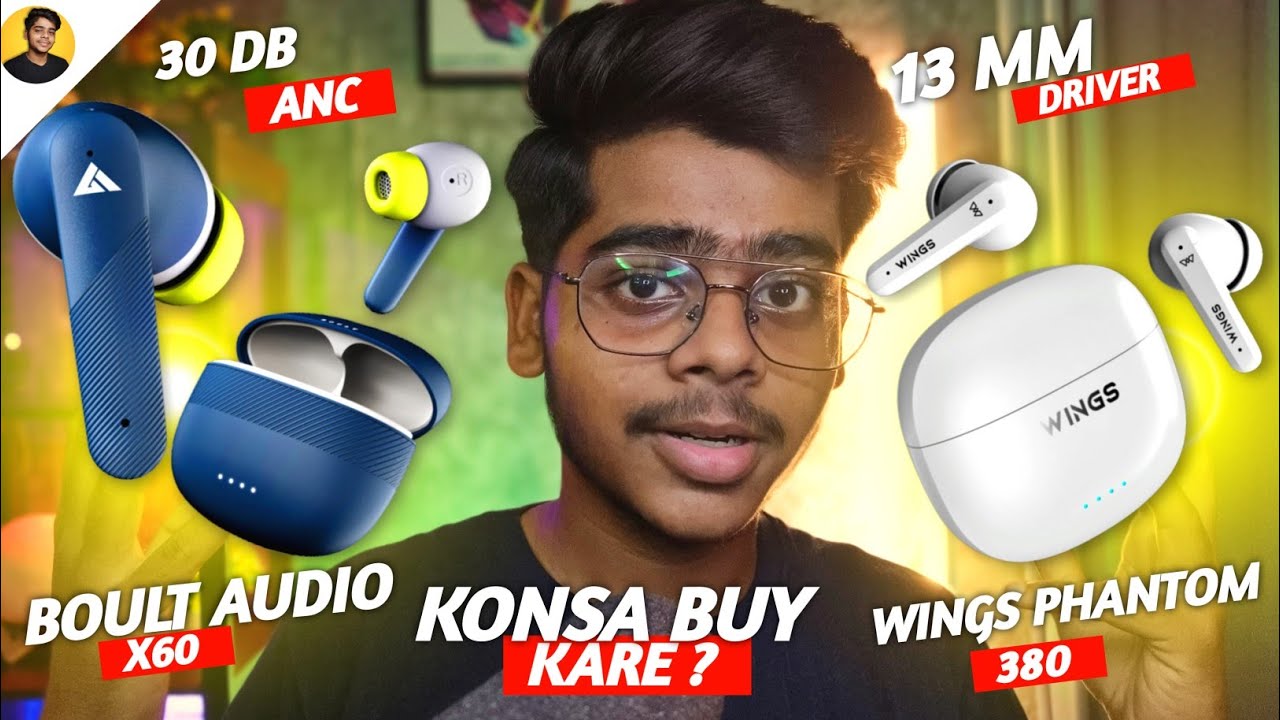 Wings Phantom 380 vs boult audio x60 Comparison | which one is best ?