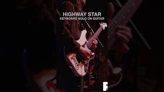 Highway Star Keyboard Solo On Guitar Live At Reggies