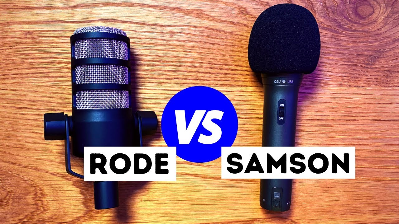 Best Mic for Streaming - Samson Q2U vs Rode PodMic