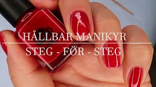 Lägga En Hållbar Manikyr Steg-För-Steg