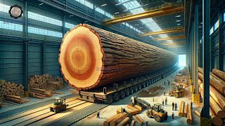 Dentro de la gigantesca fábrica de madera ¿Cómo funciona la sierra para árboles milenaria