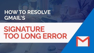 How to resolve Gmail