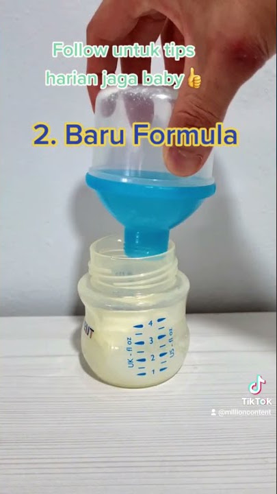 Cara betul bancuh susu formula yg anda tak tau!