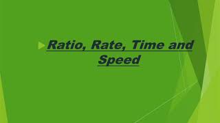 Speed