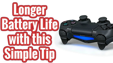 PS4 - Longer Controller Battery Life