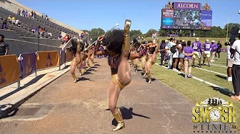 Alcorn State University S.O.D + Golden Girls (Baton Routine) | Marching In Homecoming 2025