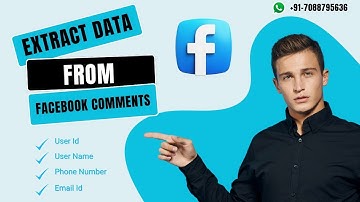 how to extract data from facebook comment | fb comments scraper #facebook