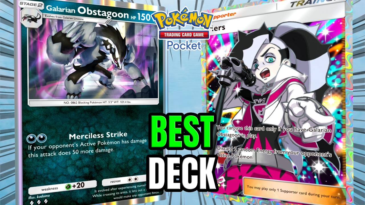 This Obstagoon Deck Is Actually INSANE | Pokemon TCG Pocket
