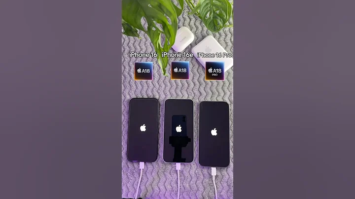 iPhone 16 Vs iPhone 16e Vs iPhone 16 Pro Boot Up Speed Test! #shorts