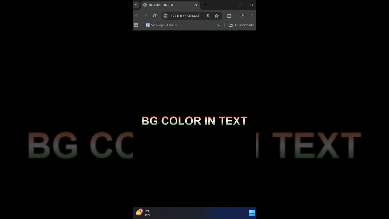 🎨 Cool Text Background Color Effect Using Only HTML & CSS - YouTube
