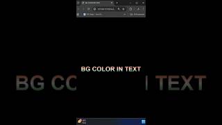 🎨 Cool Text Background Color Effect Using Only HTML & CSS