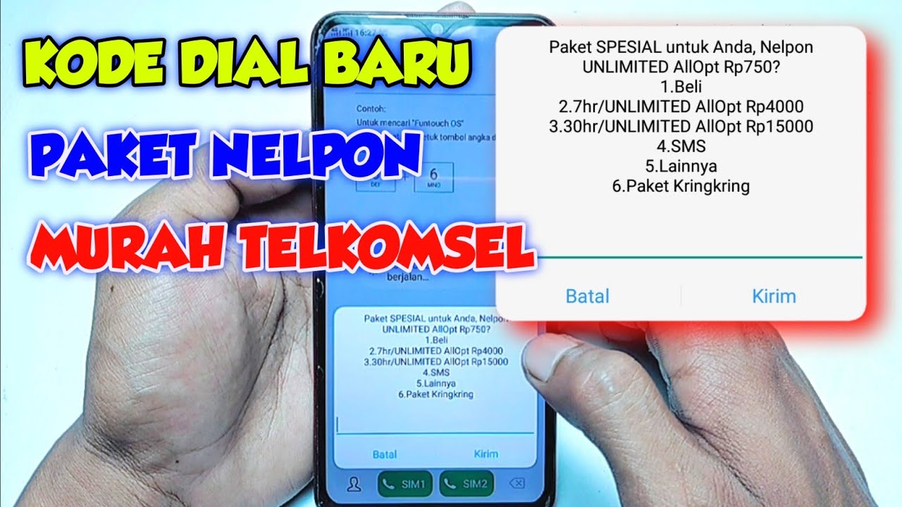 PAKET NELPON MURAH TELKOMSEL - DENGAN KODE DIAL BARU - YouTube