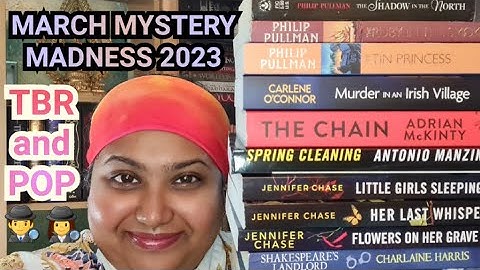 March Mystery Madness 2023!!! TBR & POP  | #bookube | #marchmysterymadness | #mystery