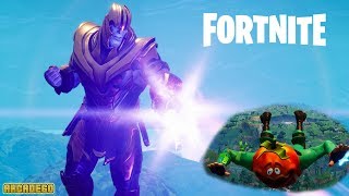 How to Get THANOS - NEW THANOS INFINITY GAUNTLET GAMEPLAY -  Fortnite Battle Royale!