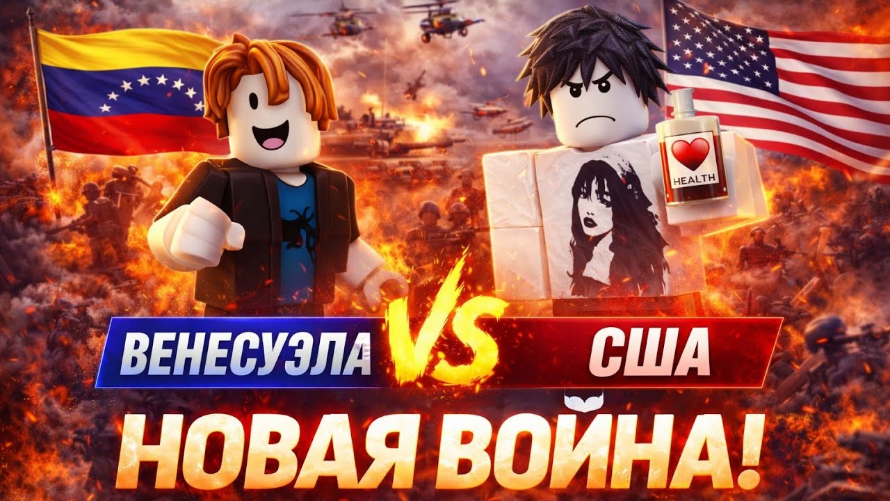 🔥Венесуэла vs США 1v1 — ПРОИГРАВШИЙ ВЫПОЛНЯЕТ САМОЕ ЖЁСТКОЕ НАКАЗАНИЕ🔥в Roblox 