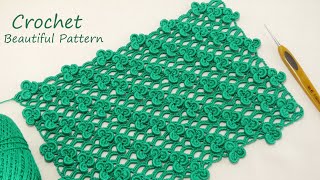 🌺 СУПЕР красивый ЦВЕТОЧНЫЙ УЗОР для вязания крючком 🌺 SUPER Beautiful Flower Pattern Crochet
