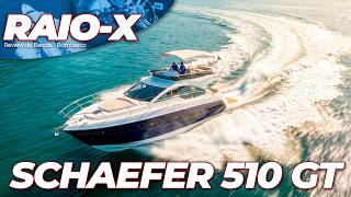 Schaefer 510 GT | lancha de 51 pés da Schaefer Yachts no Raio-X