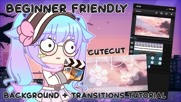 Moving Background/Transitions on Cute CUT STEP BY STEP Tutorial (for beginners) Gacha Club